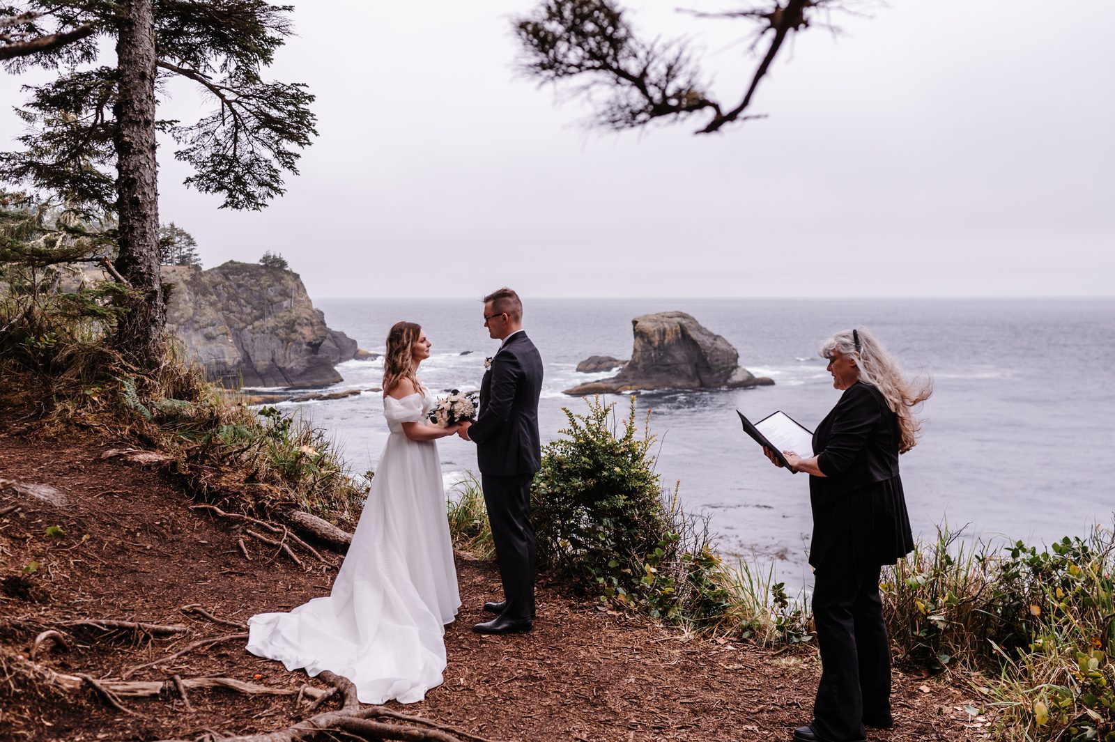 Adventure elopement portrait