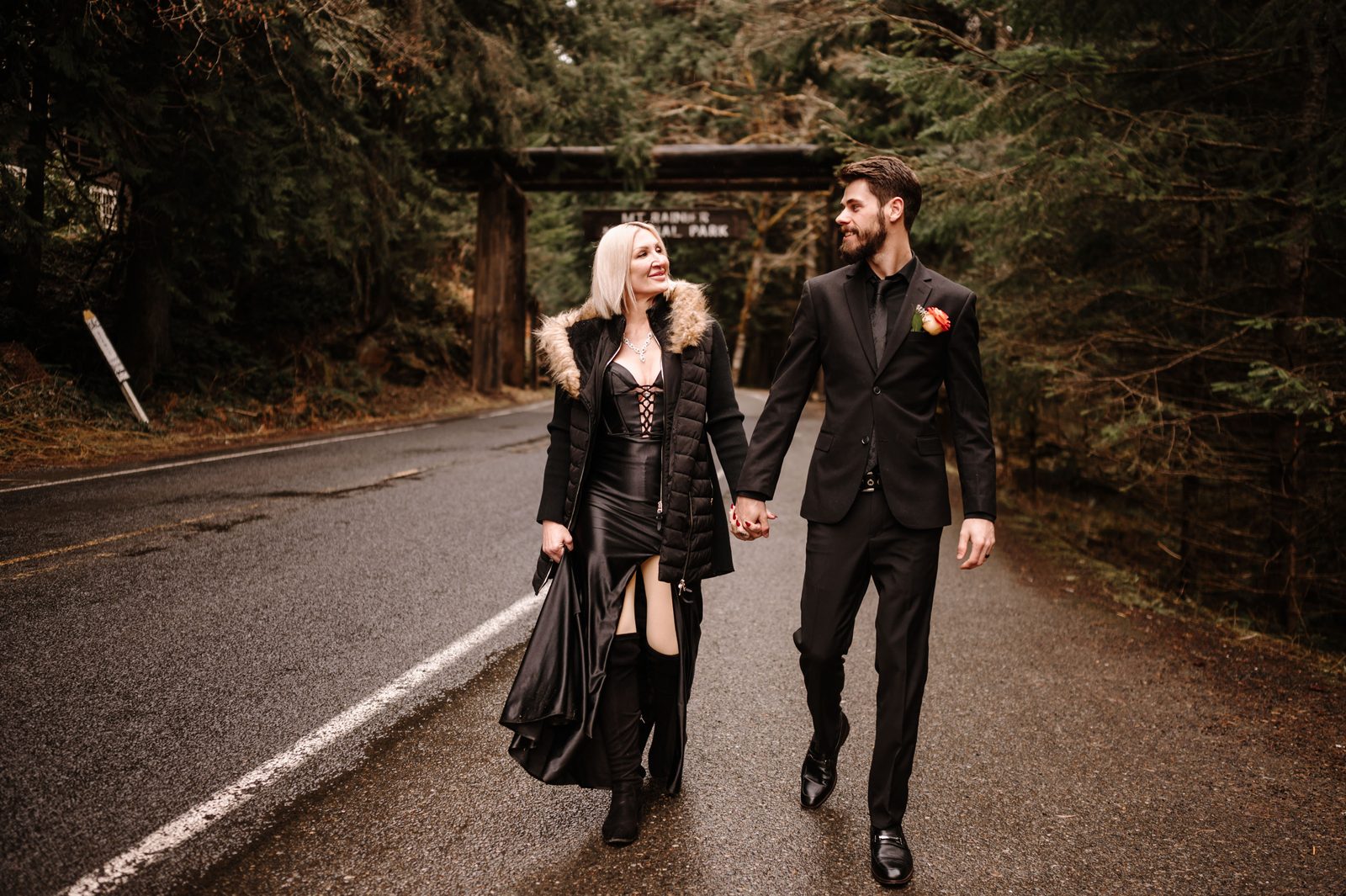Alternative couple portrait
